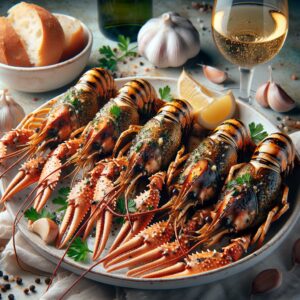 Nationalgericht Kroatien: #Skampi na zaru# (Rezept)
