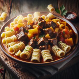 Nationalgericht Kroatien: #Šurlice s gulašem# (Rezept)