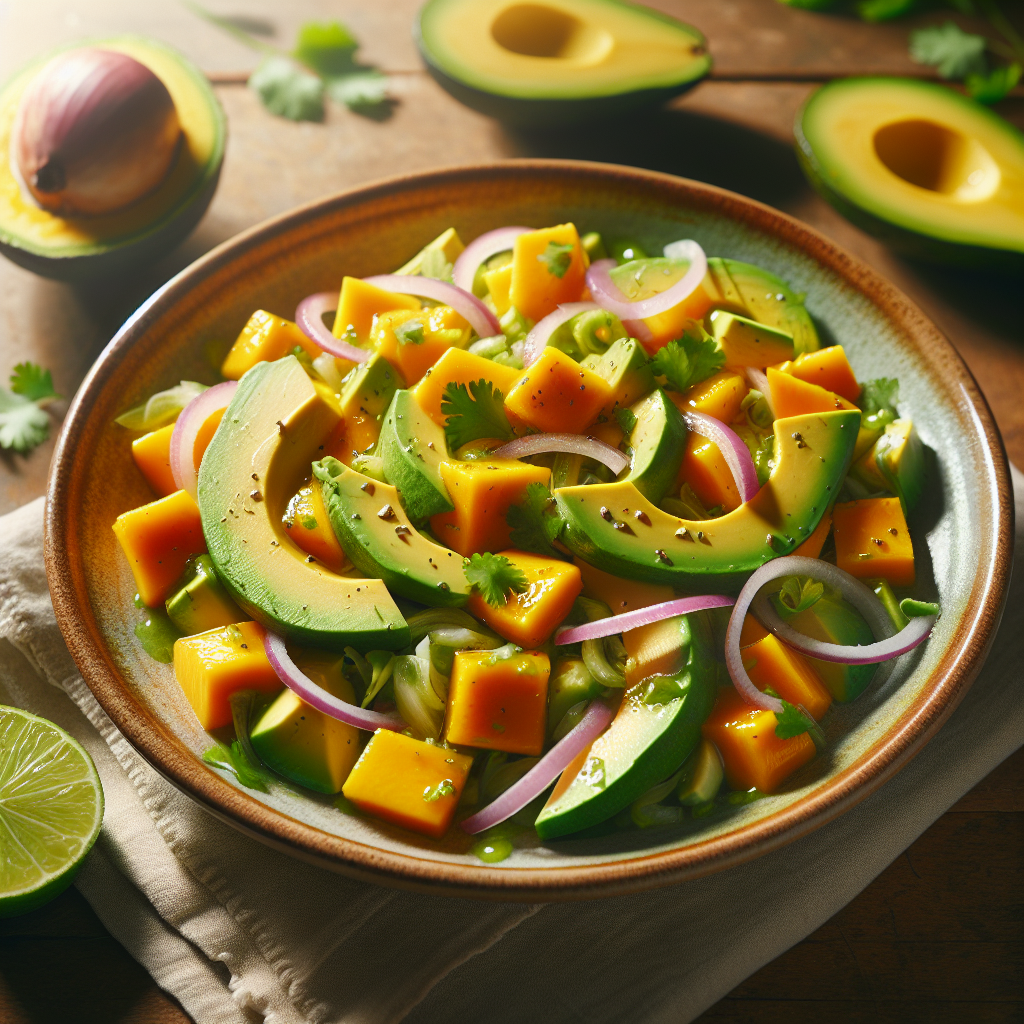 Nationalgericht Kuba: Ensalada de Aguacate y Mango (Rezept)