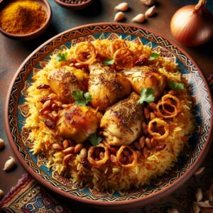 Nationalgericht Kuwait: #Khabsa Djaj# (Rezept)