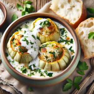 Nationalgericht Kuwait: #Kousa Abiad# (Rezept)