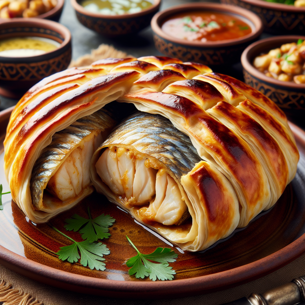 Nationalgericht Kuwait: Mutabbaq Samak (Rezept)