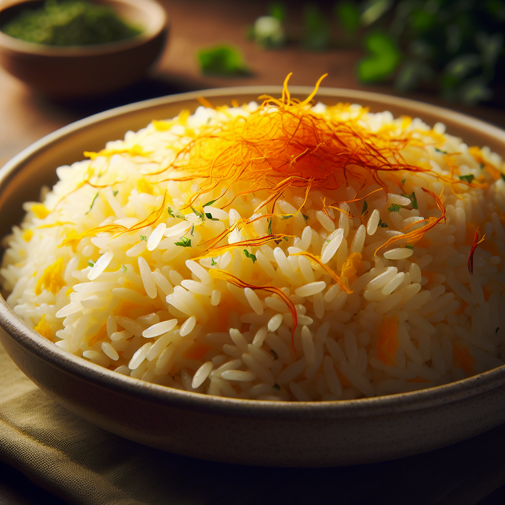 Nationalgericht Kuwait: Safran Rice (Rezept)