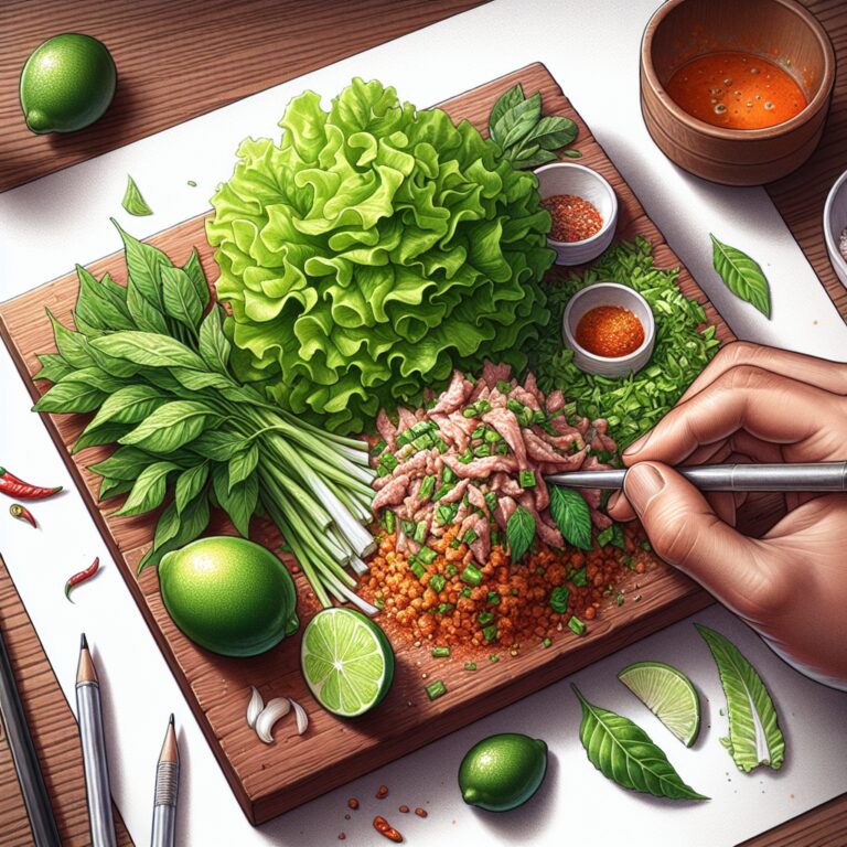 Laap – Nationalgericht aus Laos