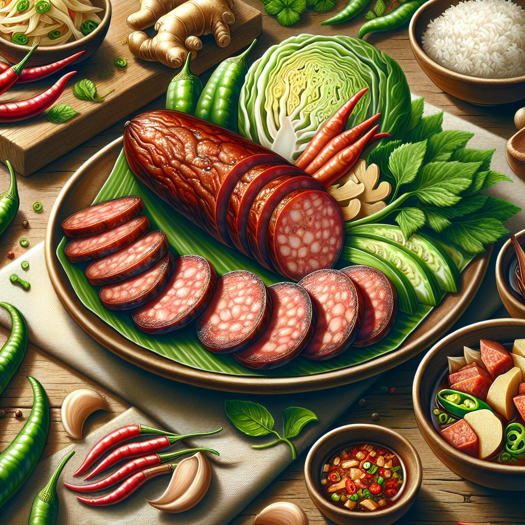 Nationalgericht Laos: Naem Moo (Rezept)