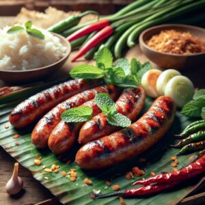 Nationalgericht Laos: #Sausages Lao Style# (Rezept)