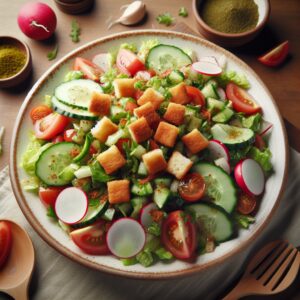 Nationalgericht Libanon: #Fattoush Salad# (Rezept)