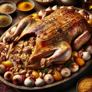 Nationalgericht Libanon: #Kharouf Mahshi# (Rezept)