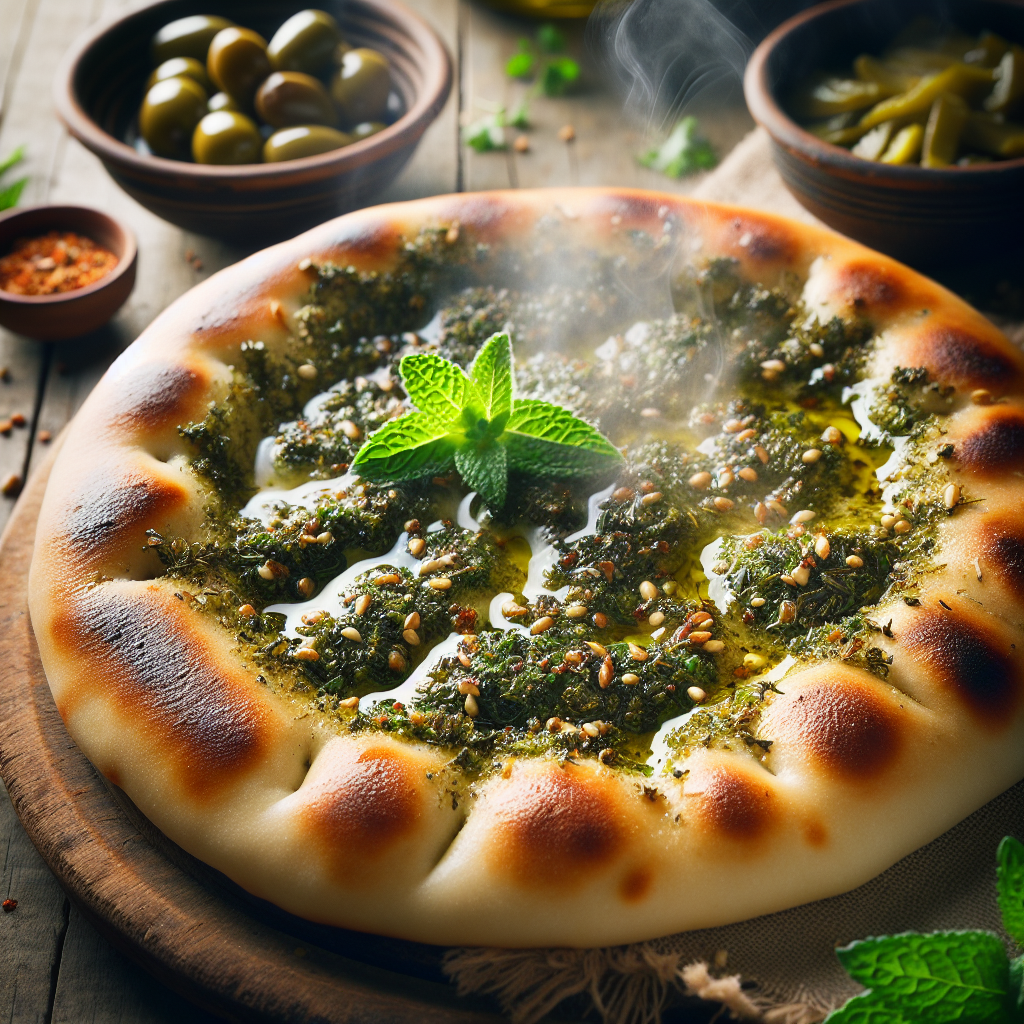 Nationalgericht Libanon: Manakish Zaatar (Rezept)