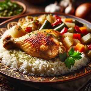 Nationalgericht Libanon: #Ruz ma’ Dajaj# (Rezept)