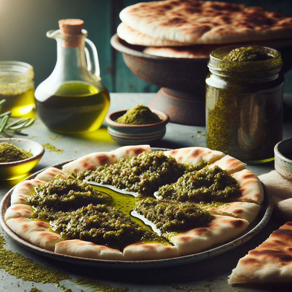 Nationalgericht Libanon: Zaatar W Zeit (Rezept)