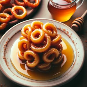 Nationalgericht Libanon: #Zlebiyeh bil Asal# (Rezept)