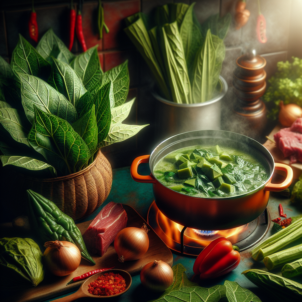 Nationalgericht Liberia: Cassava Leaf Soup (Rezept)