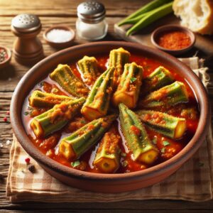 Nationalgericht Liberia: #Fried Okra Stew# (Rezept)