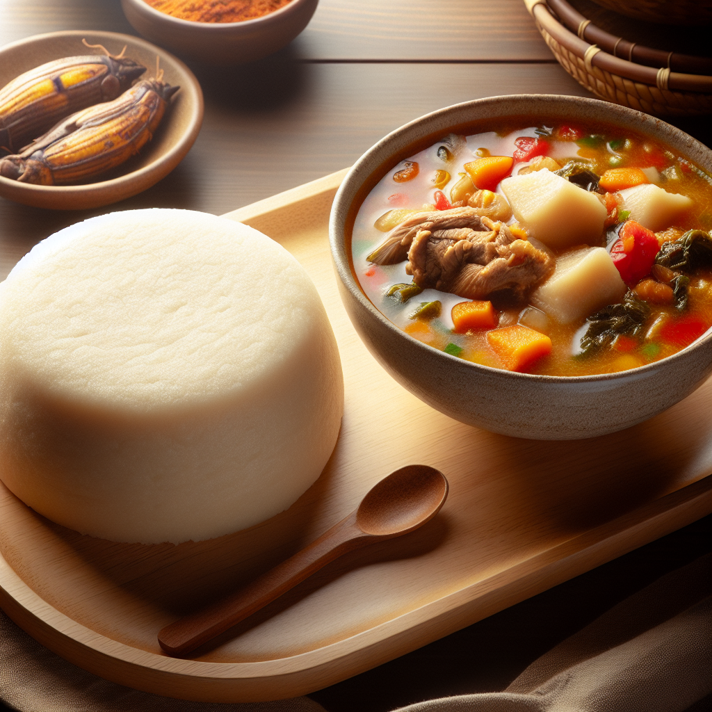 Nationalgericht Liberia: Fufu and Soup (Rezept)