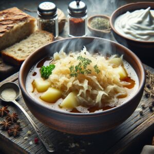 Nationalgericht Liechtenstein: #Sauerkrautsuppe# (Rezept)