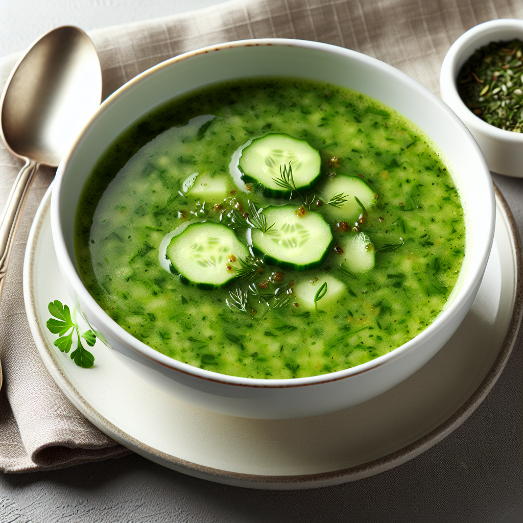 Nationalgericht Litauen: Agurkų sriuba (Rezept)