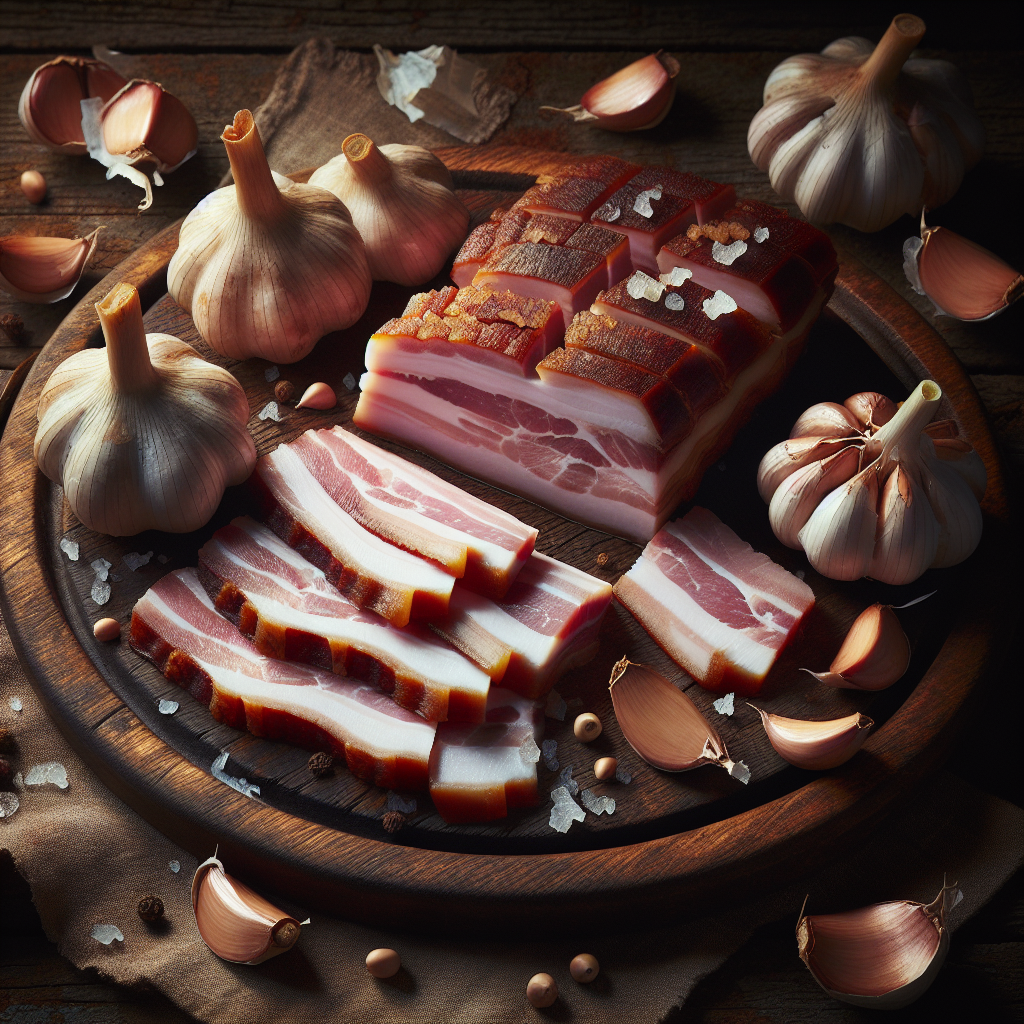Nationalgericht Litauen: Lašiniai su česnaku (Rezept)
