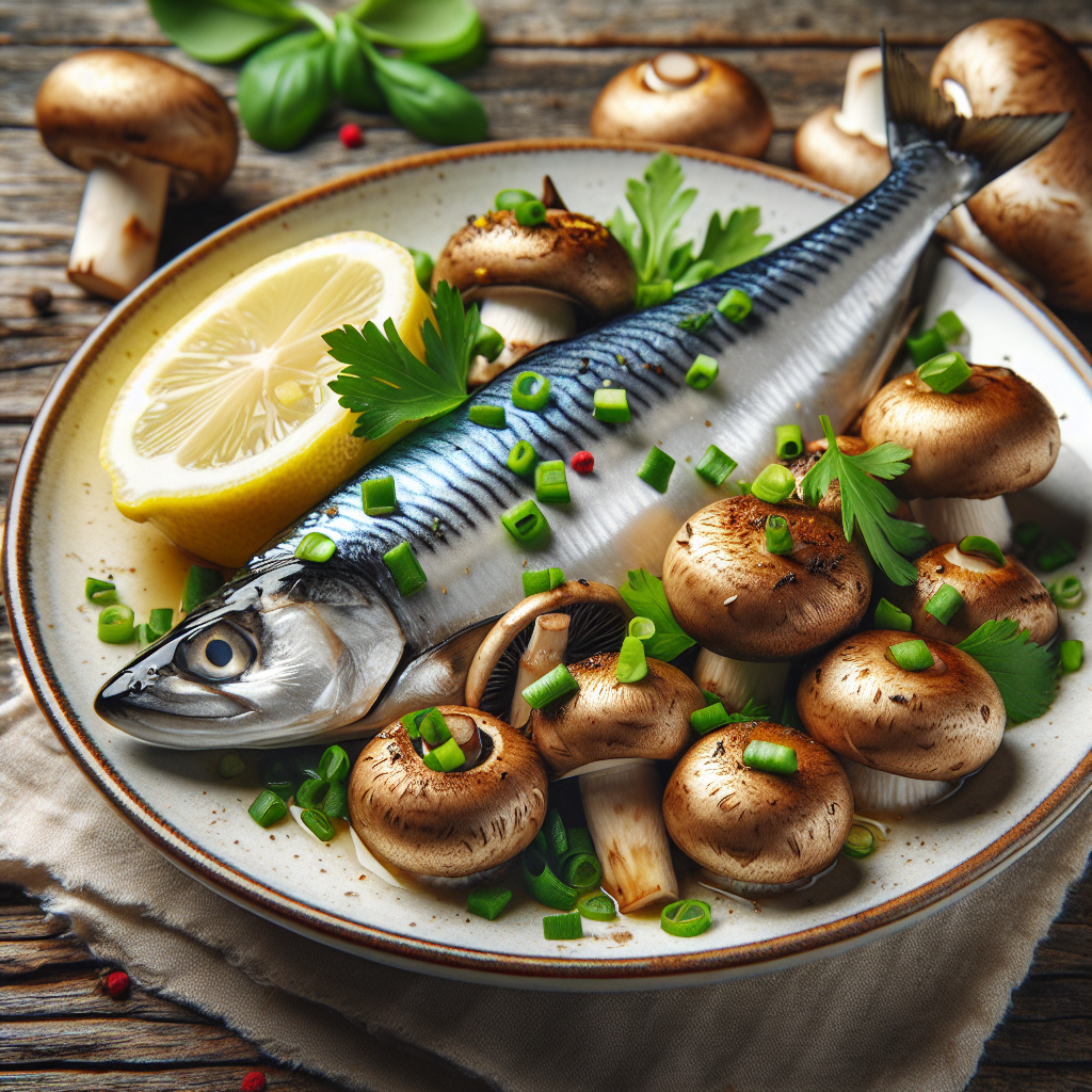 Nationalgericht Litauen: Silkė su grybais (Rezept)