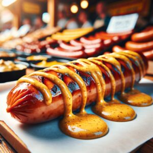 Nationalgericht Luxemburg: #Grillwurscht mat Moschterzooss# (Rezept)