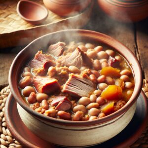 Nationalgericht Madagaskar: #Hena Kisoa sy Tsaramaso# (Rezept)