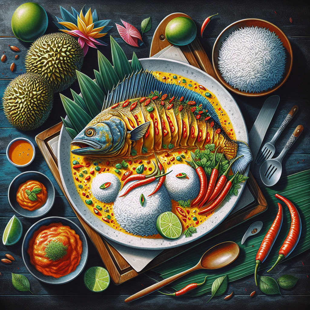 Nationalgericht Malaysia: Ikan Patin Masak Tempoyak (Rezept)