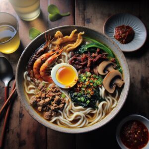 Nationalgericht Malaysia: #Pan Mee# (Rezept)
