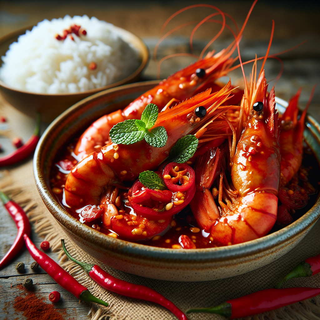 Nationalgericht Malaysia: Udang Masak Merah (Rezept)