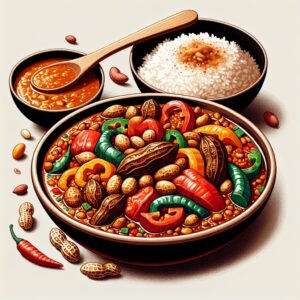 Nationalgericht Mali: #Sauce Kopé Kopé# (Rezept)