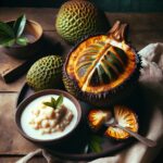 Nationalgericht Marshallinseln: #Roasted Breadfruit with Coconut Sauce# (Rezept)