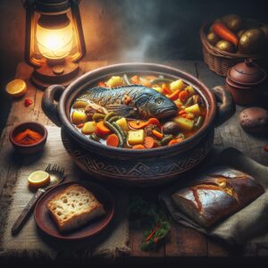 Nationalgericht Mauretanien: #Dakhla Fish Stew# (Rezept)