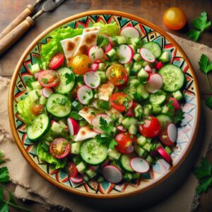 Nationalgericht Mauretanien: #Fattouch# (Rezept)