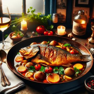 Nationalgericht Mauretanien: #Poisson Braisé# (Rezept)