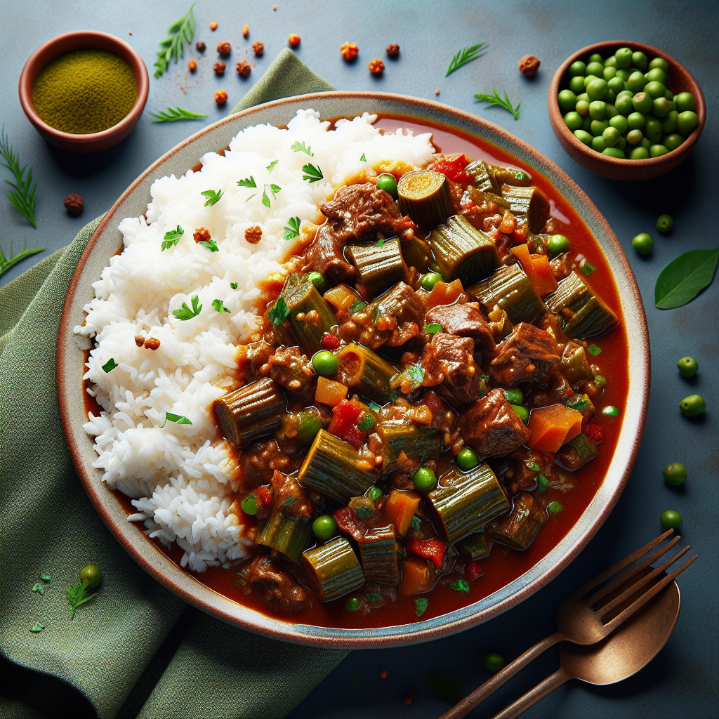 Nationalgericht Mauretanien: Riz Sauce Gombo (Rezept)