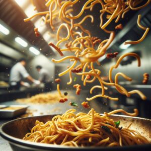 Nationalgericht Mauritius: #Nouilles Frites# (Rezept)