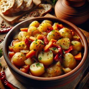 Nationalgericht Mazedonien: #Kompir Mandza# (Rezept)