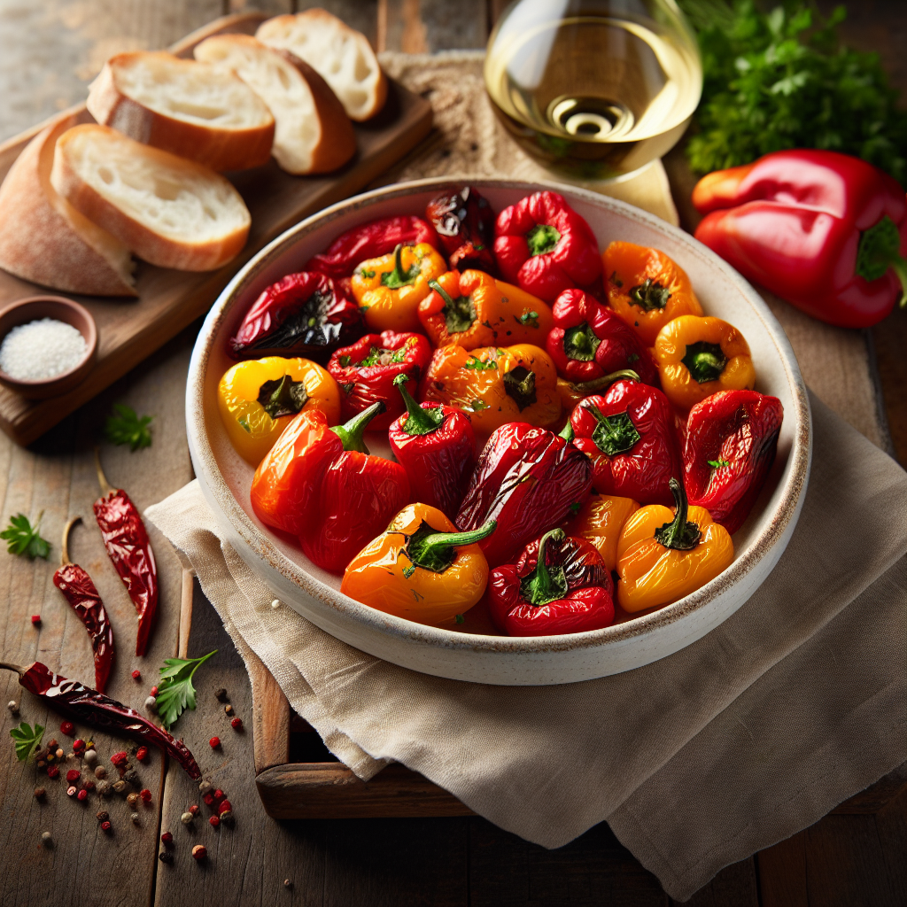 Nationalgericht Mazedonien: Pečena Paprika (Rezept)