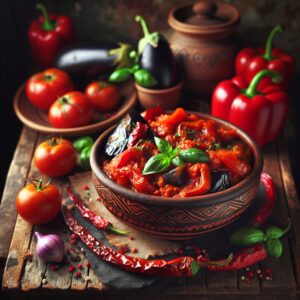 Nationalgericht Mazedonien: #Pindjur sa Paprikom# (Rezept)