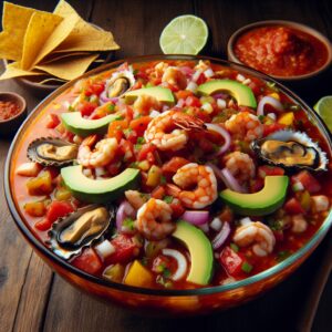 Nationalgericht Mexiko: #Campechana de Mariscos# (Rezept)