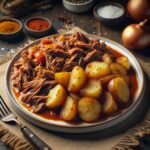 Nationalgericht Mexiko: #Carne Deshebrada con Papas# (Rezept)