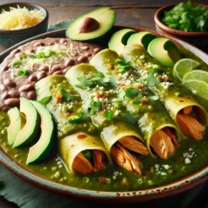 Nationalgericht Mexiko: #Enchiladas Verdes# (Rezept)
