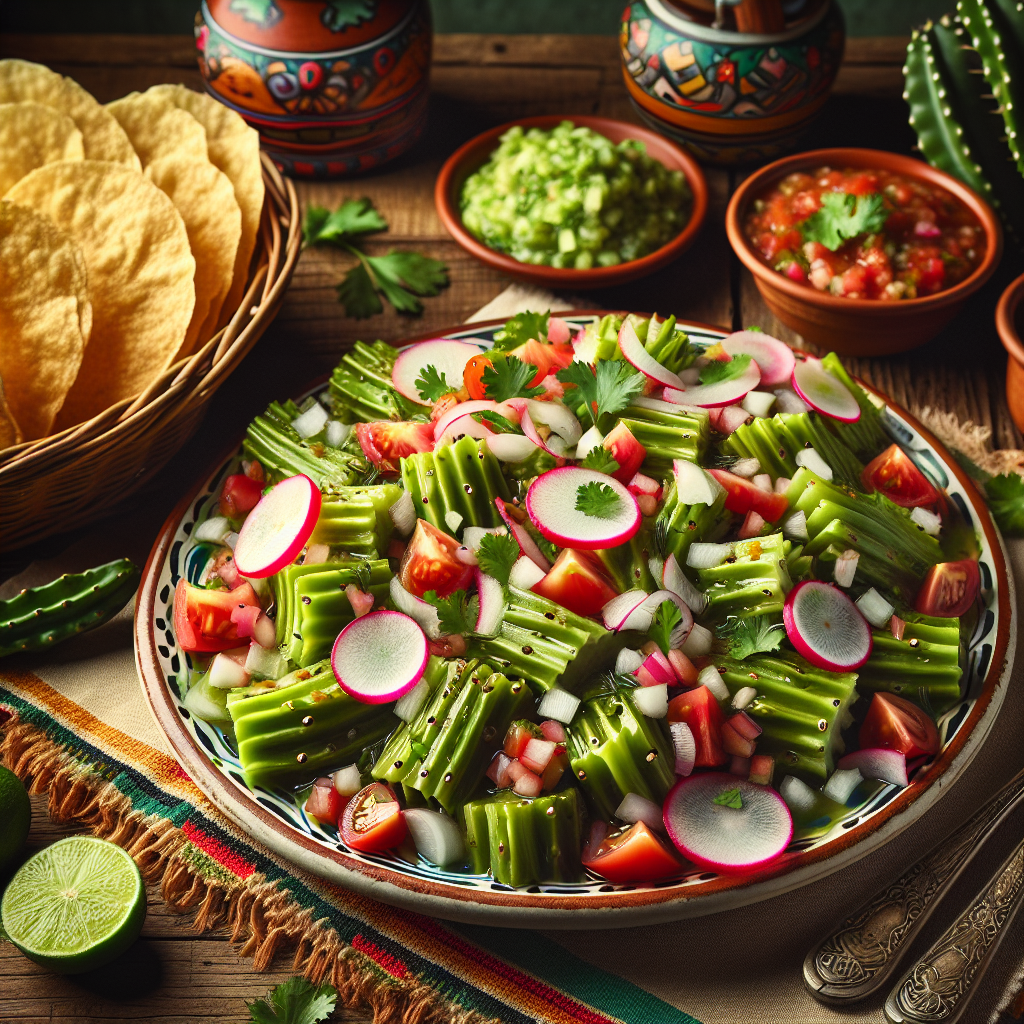 Nationalgericht Mexiko: Ensalada de Nopales (Rezept)