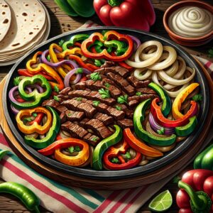Nationalgericht Mexiko: #Fajitas de Res# (Rezept)