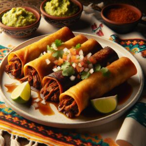 Nationalgericht Mexiko: #Flautas de Barbacoa# (Rezept)