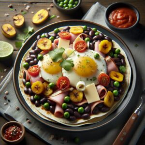 Nationalgericht Mexiko: #Huevos Motuleños# (Rezept)