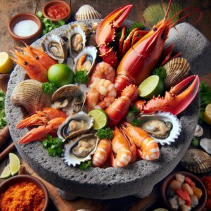 Nationalgericht Mexiko: #Molcajete de Mariscos# (Rezept)