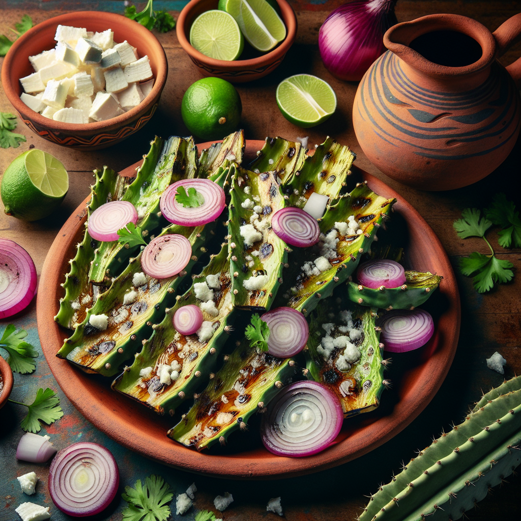 Nationalgericht Mexiko: Nopales Asados (Rezept)