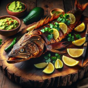 Nationalgericht Mexiko: #Pejelagarto Asado# (Rezept)