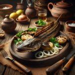 Nationalgericht Mexiko: #Pejelagarto Asado# (Rezept)