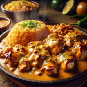 Nationalgericht Mexiko: #Pollo Encacahuatado# (Rezept)